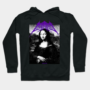 Dark Mona Lisa (Purple logo) Hoodie